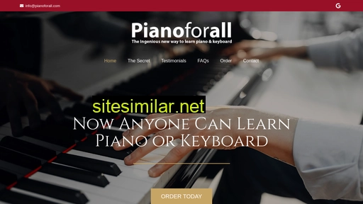Pianoforall similar sites