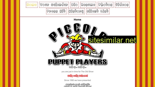 piccolopuppetplayers.com alternative sites