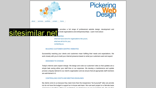 Pickeringwebdesign similar sites