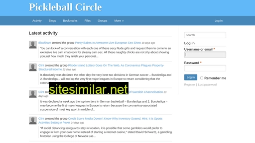 pickleballcircle.com alternative sites