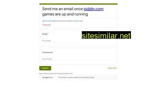 piddin.com alternative sites