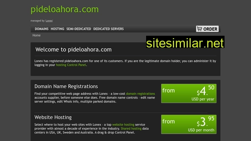 Pideloahora similar sites