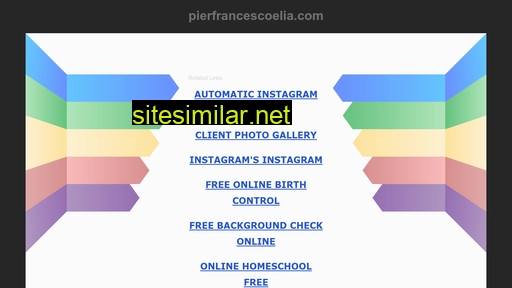 pierfrancescoelia.com alternative sites