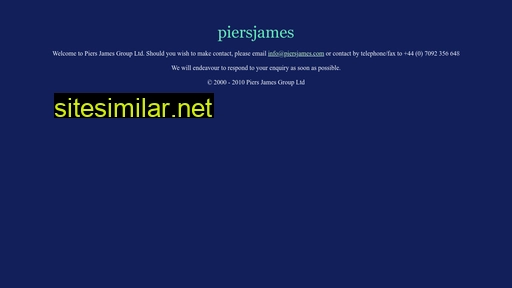 piersjames.com alternative sites