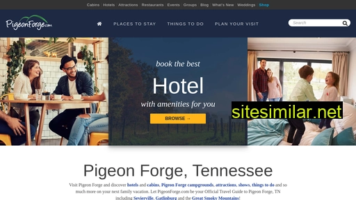 pigeonforge.com alternative sites