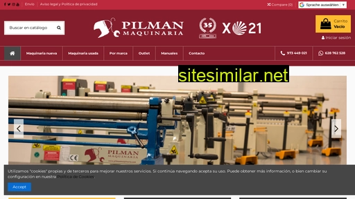 pilmanmaquinaria.com alternative sites