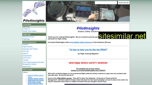 Pilotinsights similar sites