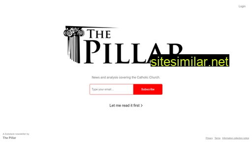 pillarcatholic.com alternative sites