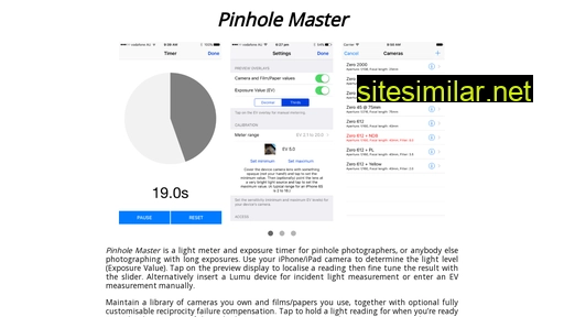 pinholemaster.com alternative sites
