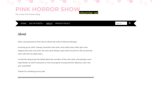 pinkhorrorshow.com alternative sites