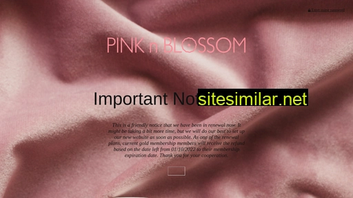 Pinknblossom similar sites
