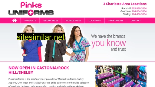 pinksuniforms.com alternative sites