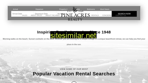 pineacreschathamvacationrentals.com alternative sites