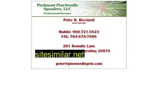pineneedlepete.com alternative sites