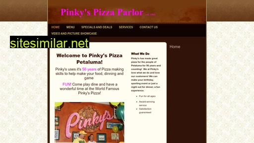 Pinkyspizzaparlor similar sites