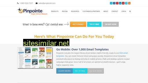 pinpointe.com alternative sites