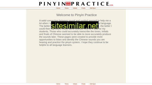pinyinpractice.com alternative sites
