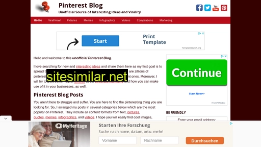 pinterest-blog.com alternative sites