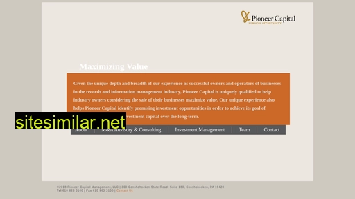 pioneercapital.com alternative sites