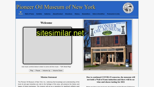 pioneeroilmuseum.com alternative sites