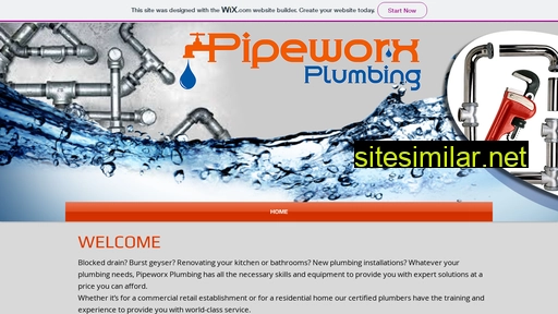 Pipeworxplumbingsa similar sites