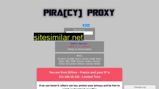 piraproxy.com alternative sites