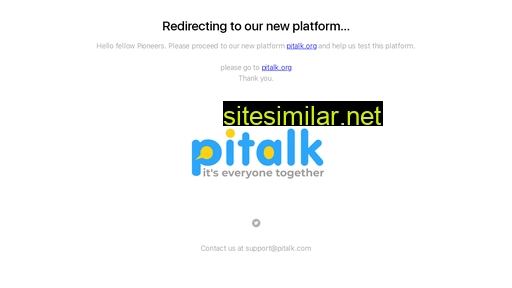 pitalk.com alternative sites