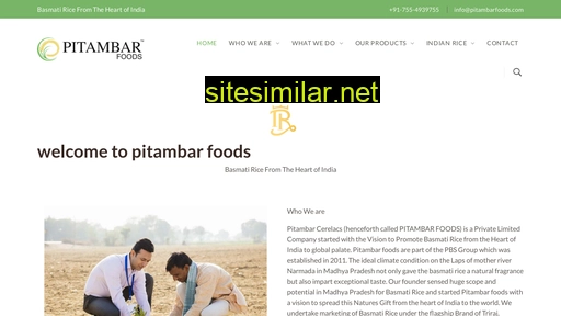 pitambarfoods.com alternative sites