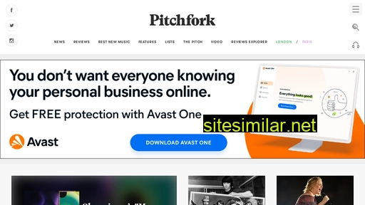 pitchfork.com alternative sites