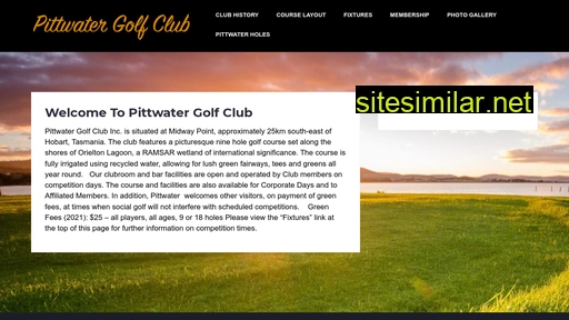 Pittwatergolfclub similar sites