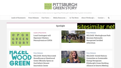 Pittsburghgreenstory similar sites