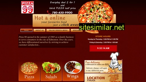 Pizza99 similar sites