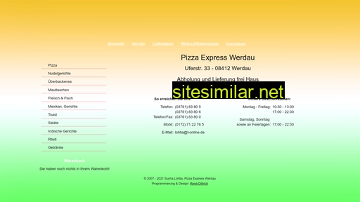 Pizzaexpress-werdau similar sites