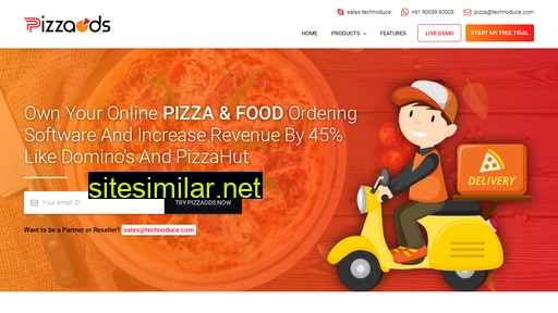 Pizzaods similar sites