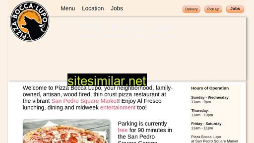 pizzaboccalupo.com alternative sites