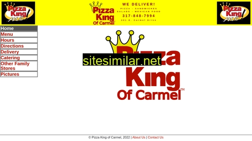 pizzakingofcarmel.com alternative sites