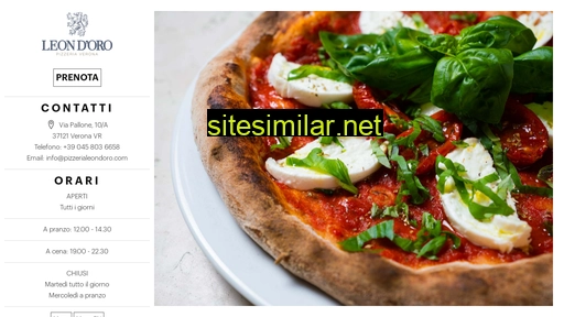 Pizzerialeondoro similar sites