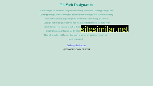 Pkwebdesign similar sites