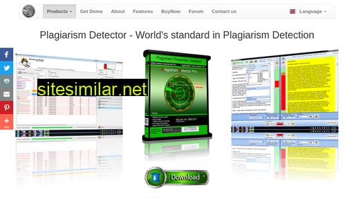 Plagiarism-detector similar sites