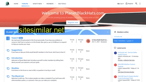 Planetblackhats similar sites