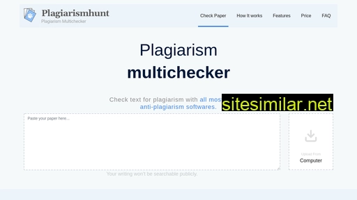 plagiarismhunt.com alternative sites