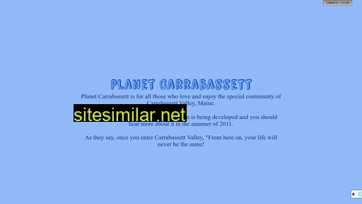 planetcarrabassett.com alternative sites