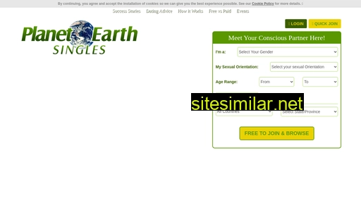 planetearthsingles.com alternative sites