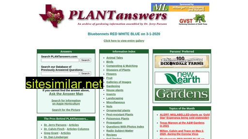plantanswers.com alternative sites