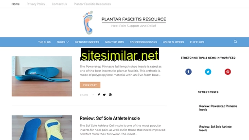 plantarfasciitisresource.com alternative sites