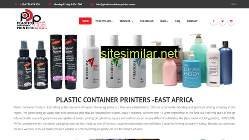 Plasticcontainerprinters similar sites