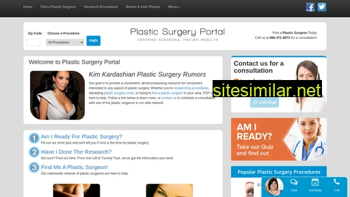 Plasticsurgeryportal similar sites