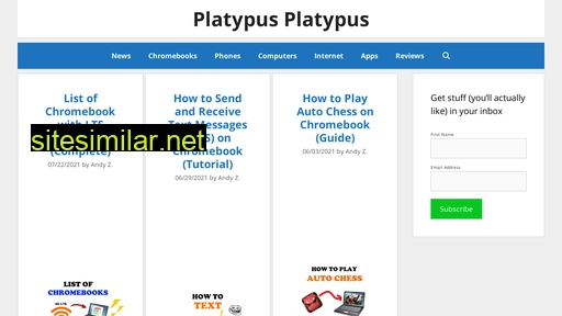 platypusplatypus.com alternative sites
