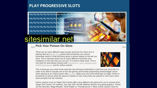 Play-progressive-slots similar sites