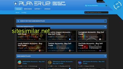Playerup similar sites